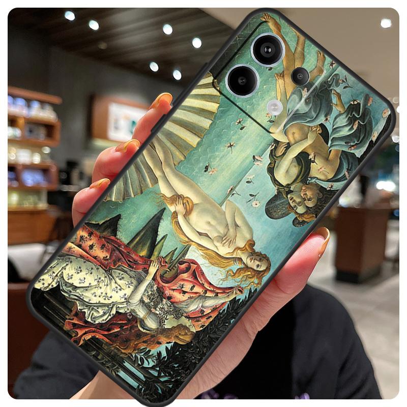 Art Paintings The Birth Of Venus Case For Xiaomi Redmi Note 11 10 12 13 14 15 Pro Plus Cover For Redmi 15 15C 10C 12C 13C 14C
