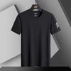 Ice Silk Cool Short Sleeve T-shirt Men's Half Sleeves Plus Size Fitness T-shirt Top