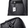 New Women's Backpack Large  Capacity Soft Leather Travel Bag Fashion Trend Student Backpack
