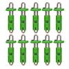 10 Pack Fast Release Fish Hook Remover ABS Umbrella Style Hook Extractor Tool Stainless Steel Durable Lightweight