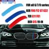 3pcs ABS M Performance Car Racing Grille Trim Strip For BMW 6 7 8 Series 6 7 8 F06 F12 6GT F01 F02 E65 E66 G11 G12 G15 2002-2026