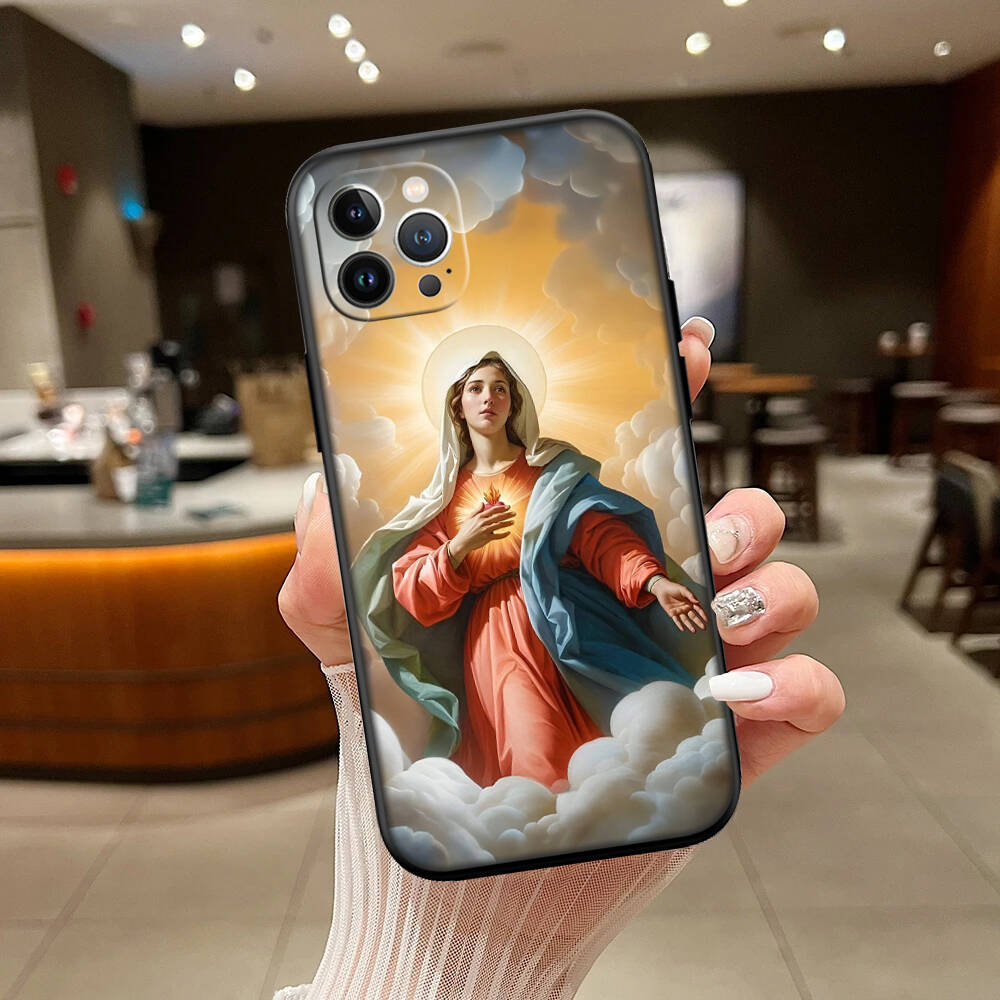 Virgen Maria Case for Samsung A06 A35 A25 A24 A15 A05S A05 M55 M35 M15 A02 A12 A13 A10 A16 A20 A30 A22 A31 A32 A33 A42 A50