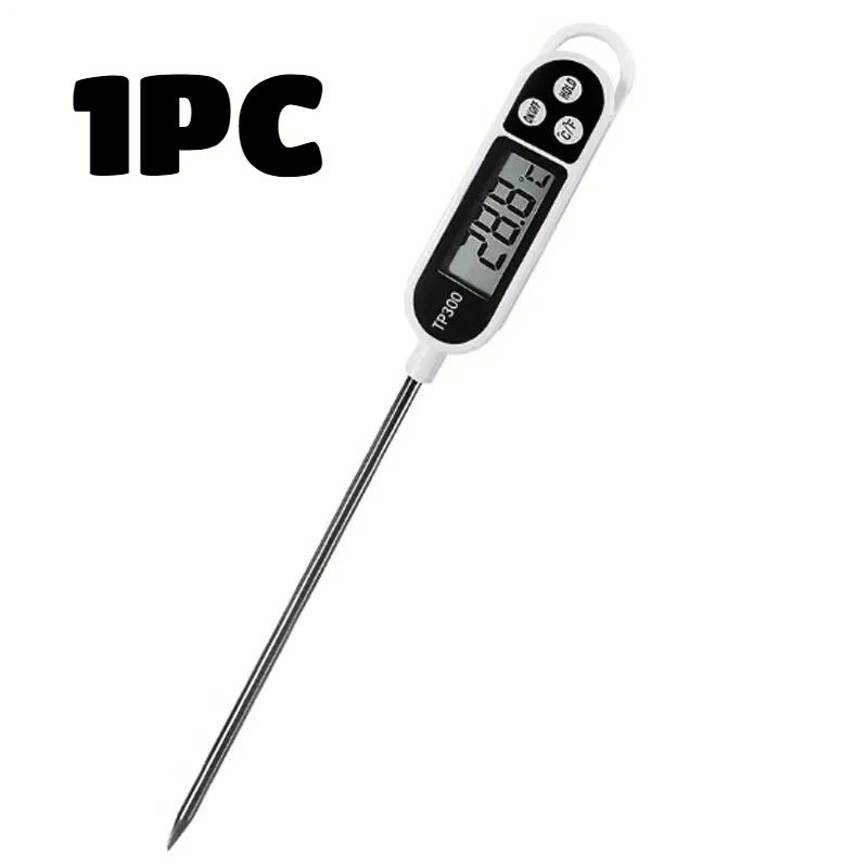 Food Thermometer TP300 Digital Kitchen Water Oil Thermometer LCD Display Temperature Probe for Cooking Grilling BBQ Candy Milk
