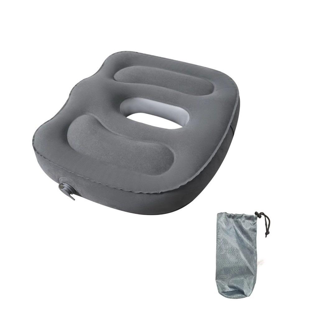 High Elasticity Inflatable Seat Cushion Portable Travel Cushion Coccyx Cushion  Office Travel Use