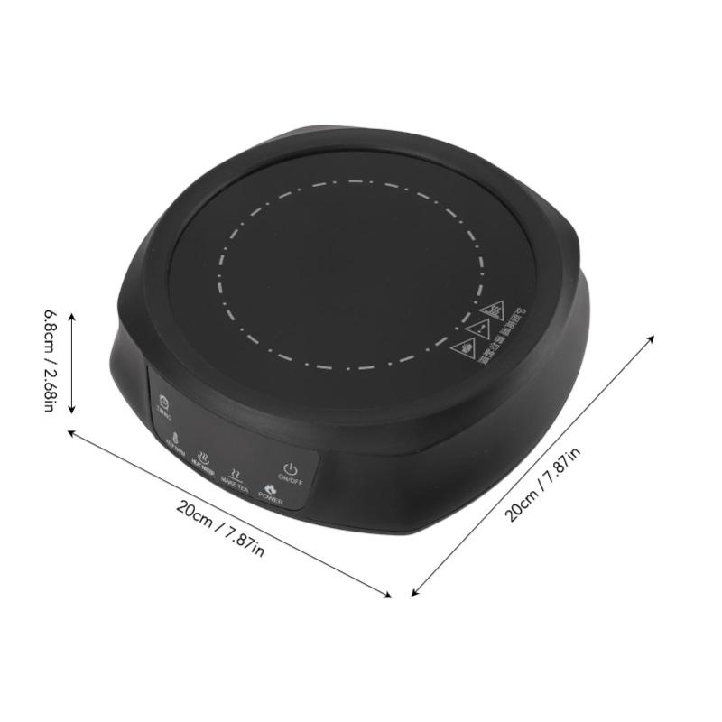 Tragbarer 800W Elektrischer Mini-Kocher Kochplatte Elektrischer Keramikherd zum Kochen von Wasser, Zubereiten von Tee, Kaffee