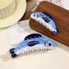Blau und Weiß Transparent Cartoon Fisch Haargreifer Spaß Niedlich Damen Tägliche Haarstyling Dekoration Kopfschmuck Persönlichkeit Mode