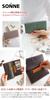 Sonne Men's Genuine Leather Long Wallet, Green, SO-SOM008-GR