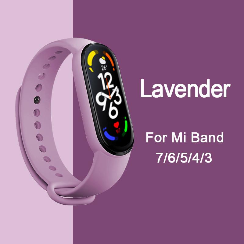 Strap for Mi Band 6 7 Bracelet Sport Silicone Watch Wristband Miband6 Band4 Correa Belt For Xiaomi Mi Band 3 4 5 6 7 Accessories