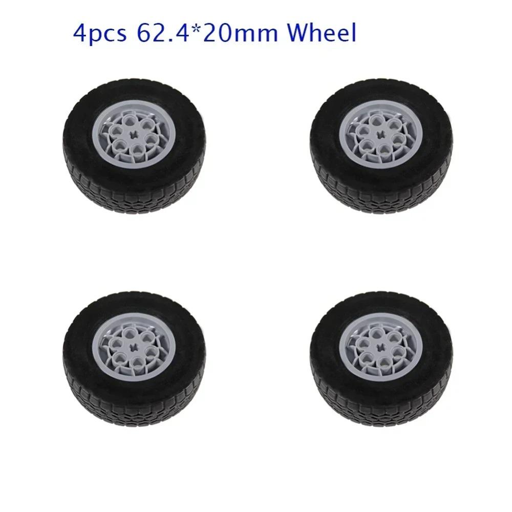 4WD RC Cars Chassis Electric Set Four-Wheel Drive Technical Chassis Bricks IR Remote Control Reciever MOC Parts Kit for Legoeds