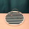 Wood Jewelry Tray Round Shape Jewellery Storage Stand Bracelet Display Stand  Counter Display