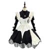 [CR ROLECOS] Maid Costume, Halloween Costume, Women's, Cute, Dark, Plus Size, Gothic Lolita, Maid Cosplay, Perfect for Cafes, Photo Shoots, School Fes