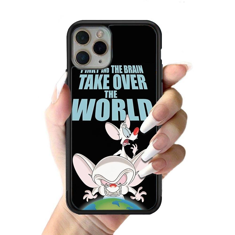 Pinky And The Brain Phone Case Silicone PC+TPU For For iPhone 11 12 13 14 15 16 Plus Pro Max Cover