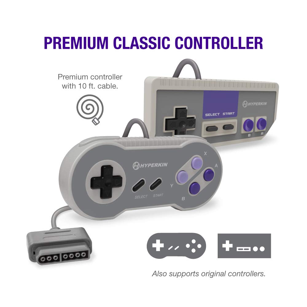 Hyperkin RetroN 2 HD Gaming Console, Gray (Plays NES, SNES and Super Famicom Cartridges, 720p HDMI)