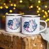 Girl and Unicorn Enamel Cup Drinkware Mugs Coffee Cups Tourist Mug Kawaii Unusual Tea Cup Personalized Gift Cupshe Beer Travel