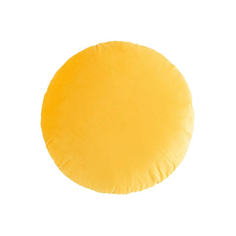 

45cm Round Pillowcase Soft Velvet Cushion Cover Solid Color Throw Pillow Case Sofa Car Home Decor Pillowcase Without Fillings