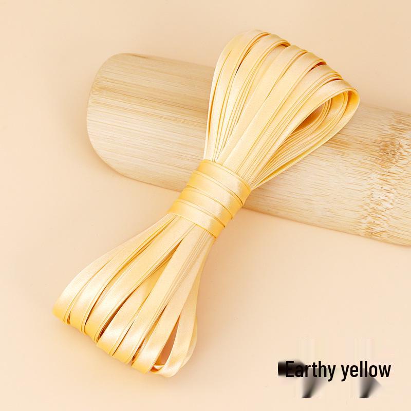 Hengmeihe Satin Cheongsam Paspelband - 0,6 cm Bügelfreie Saumeinfassung für Bekleidungszubehör