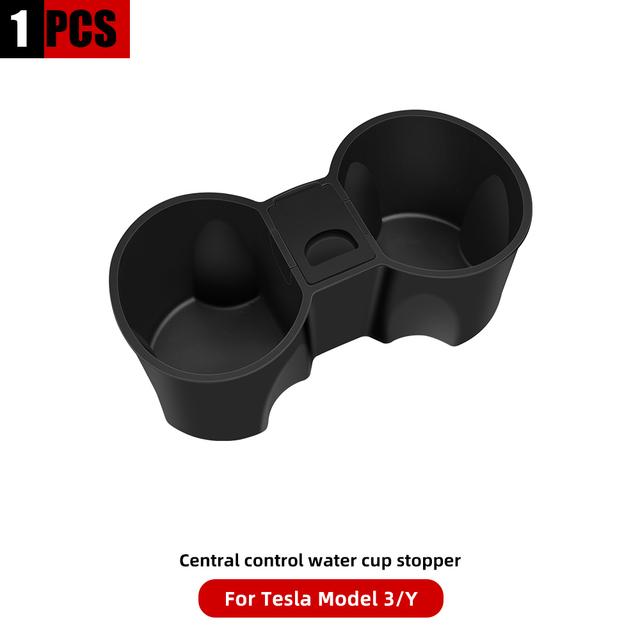 Pentru Tesla Model 3 2022 Model Y 2023 Cutie de depozitare Cotiera centrala Cutie ascunsa Suport pahare Organizator interior masina