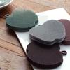 Domestic silicone apple dishwashing sponge (color sent randomly)