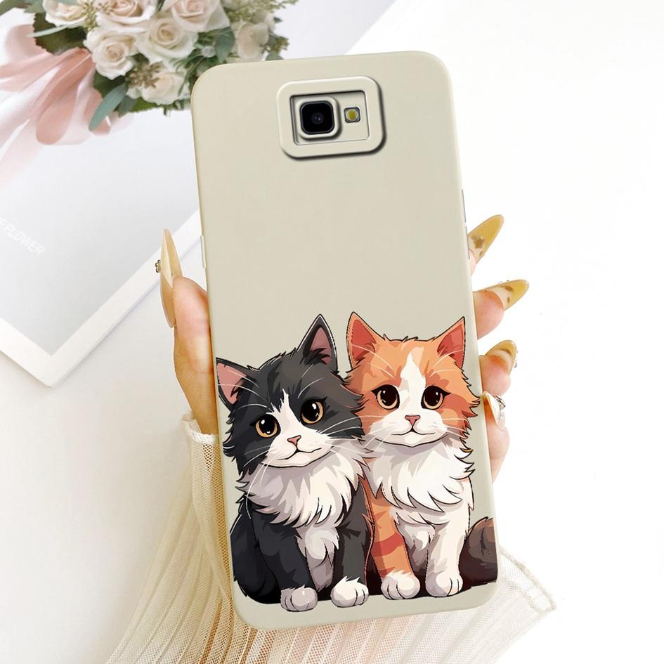 Case For Samsung Galaxy J4 Plus Core Cover SM-J415F SM-J410F Cute Cartoon Cat Shockproof Bumper on Samsung J4 2018 SM-J400F Capa
