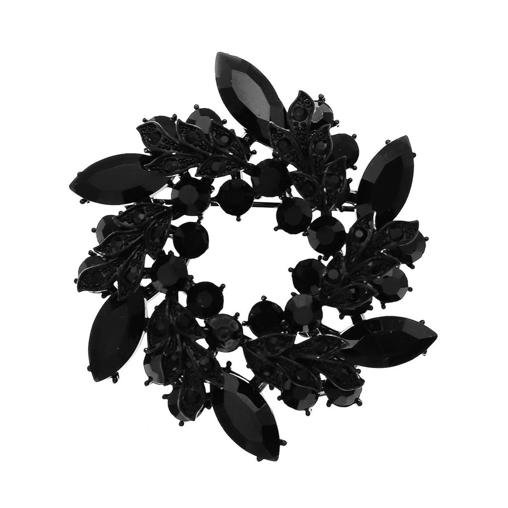 European And American Formal Wear Corsage Exquisite Socialite Banquet Full-diamond Brooch Women's Sophisticated Luxury Rhinestone Bridal Pin