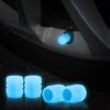 Car Wheel Reflective Stickers Luminous Caps Fluorescent Motorcycle Wheel Styling Tyre Hub Universal Accessories