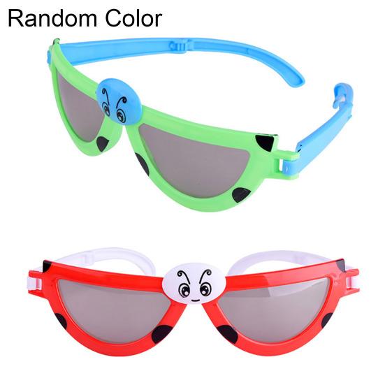 

Складные детские солнцезащитные очки для девочек и мальчиков, милые детские очки, солнцезащитные очки