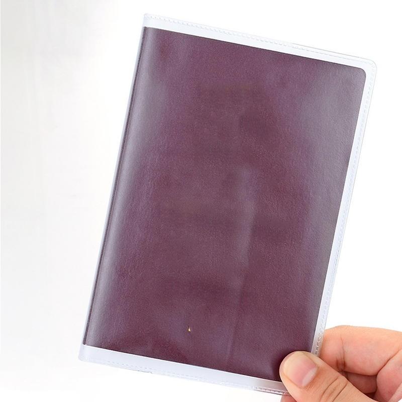 6 Stück Reise Wasserdicht Schmutz Passhalter Abdeckung Geldbörse Transparentes PVC Ausweishalter Business Kreditkartenhalter Hülle Beutel