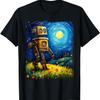 Art Van Gogh Toy Robot Builder Robotics T-Shirt