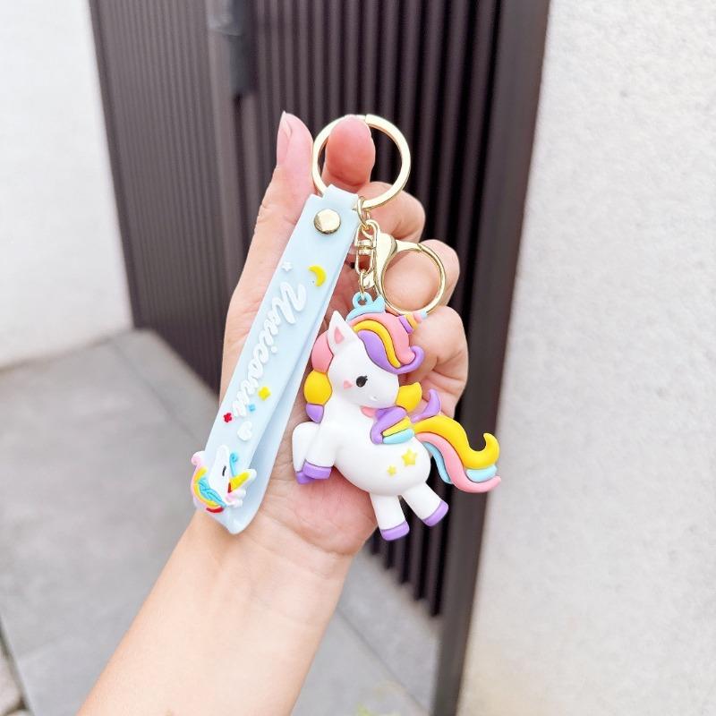 

Ключниця Корейська версія Креативний кулон Пара Маленький подарунок Підвіска для шкільного рюкзака Барвистий поні