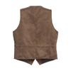 Men Suit Vest V-Neck Sleeveless Single Breasted Slim Fit Waistcoat with Pockets Solid Color Formal Business Vest Coat