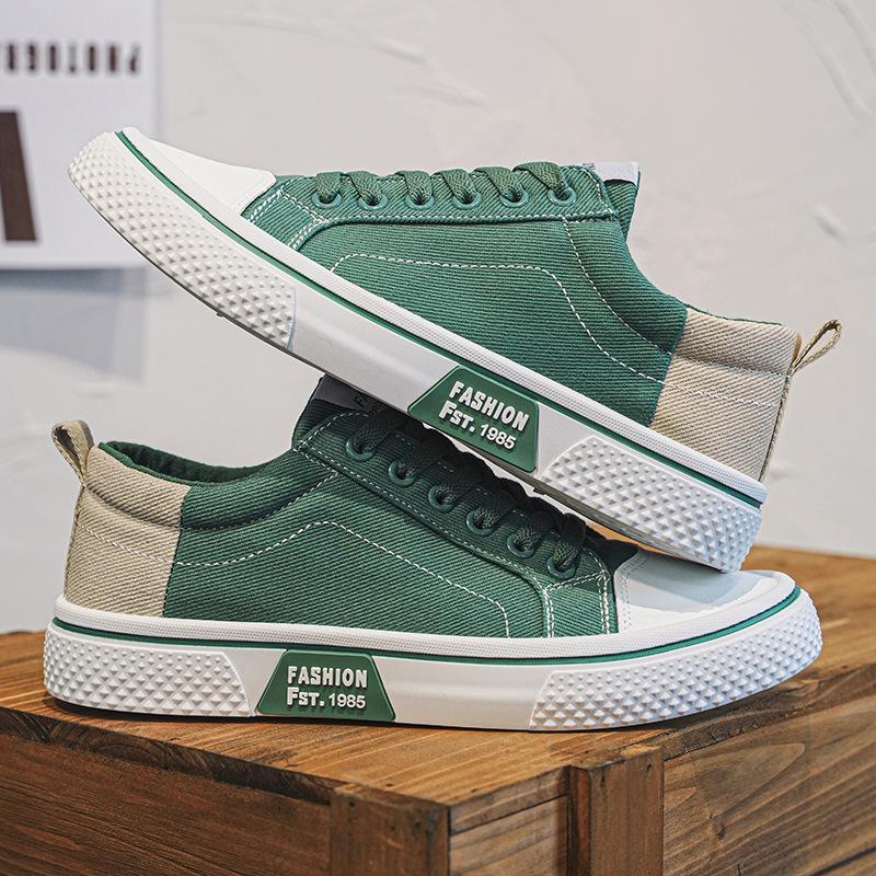 Youth Canvas Shoes 2025 New Summer Breathable Flat Bottom Low Top Cloth Shoes Trendy Versatile Casual Shoes High Value