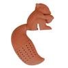 Food Grade Silicone Squirrel Shape Tea Strainer Cute Squirrel Shaped Tea Infuser Filter Coffee