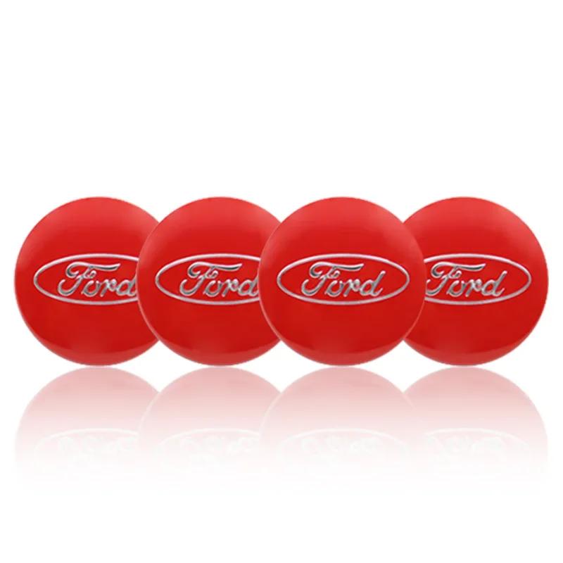 Adesivi per Auto Ford 4 Pezzi Logo Ford 56mm 60mm 65mm Coprimozzo Ruota Auto Adesivi Decalcomania Per Fiesta Mondeo Explorer Focus Mondeo Es