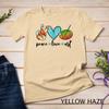 Peace Love Art Painting Palette Funny Art Teacher Gifts T-Shirt Unisex T-shirt