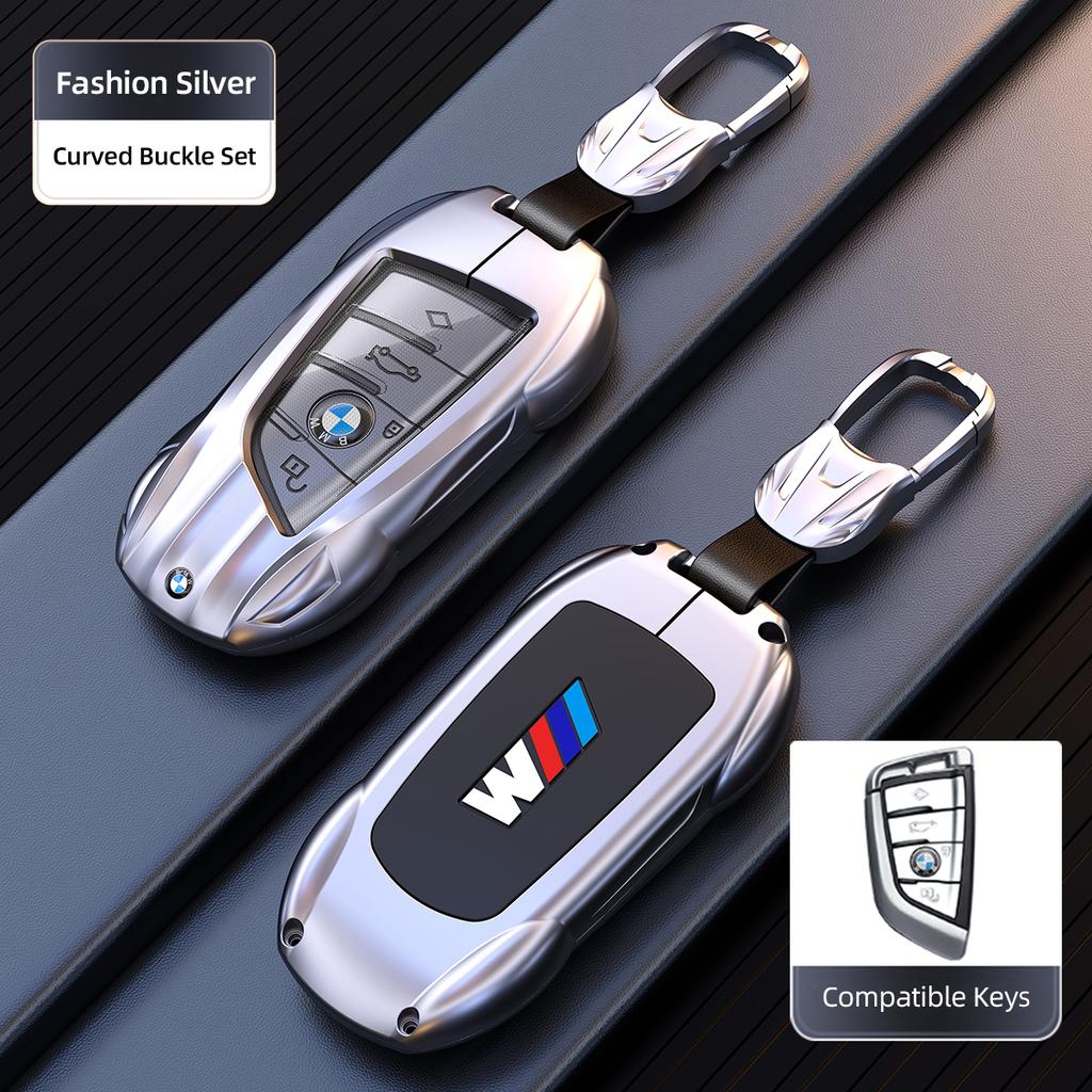 BBJB3 M Power Car Key Case Cover 360° Anti-drop TPU Silicone For BMW M3 M4 M5 G42 G30 G20 E39 E36 E87 E53 F44 F07 F34 G15 G16 G23 G22