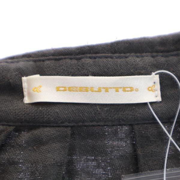 unused DEBUTTO Long sleeve shirt L gray Women Used