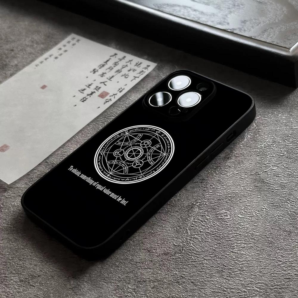 F-FULLMETAL A-ALCHEMIST Phone Case For 17 Pro Max Iphone 16 14 Pro Max 12 15 Plus 13 Pro 11 Xr X Xs 8 Plus Back Cover