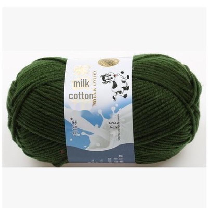 Milk Cotton Yarn Set for DIY Projects: Scarf, Crochet Slippers, Hand-Woven Bags