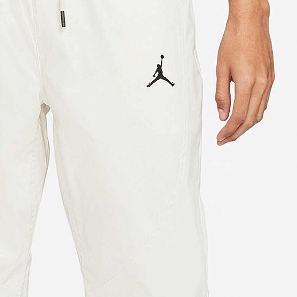 Jordan Logo Mid-Waist Drawstring Cuffed Casual Knit Sports Pants Men Pants Off-White DA9835-104