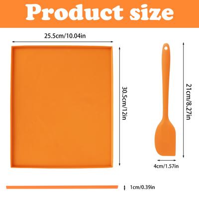 6PCS Silicone Dehydrator Sheets Dehydrator Mats with Edge Non-stick Baking Tray for Fruits Meat Vegetables Kitchen Accessories