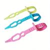 10pcs Windproof Clothes Hanger Clips - Non-Slip, Thick Plastic Hooks for Secure Drying,Laundry Clips, Suitable for Laundry Room