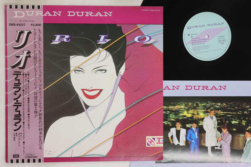 LP Record DURAN DURAN - Rio EMS91037 EMI 1982 Japan Obi Rock Used