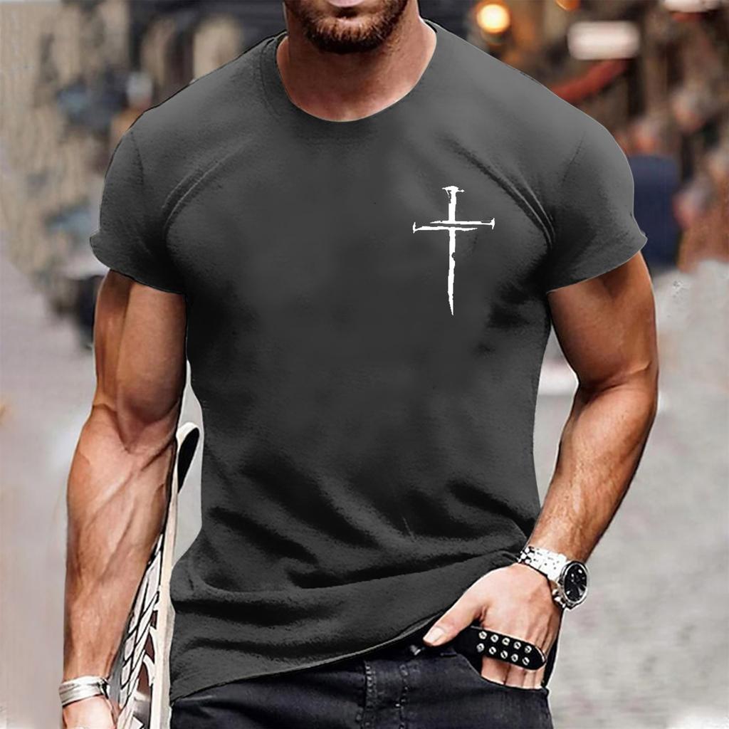 Top alla moda estivo a maniche corte con colletto assorbi-sudore e stampa retrò