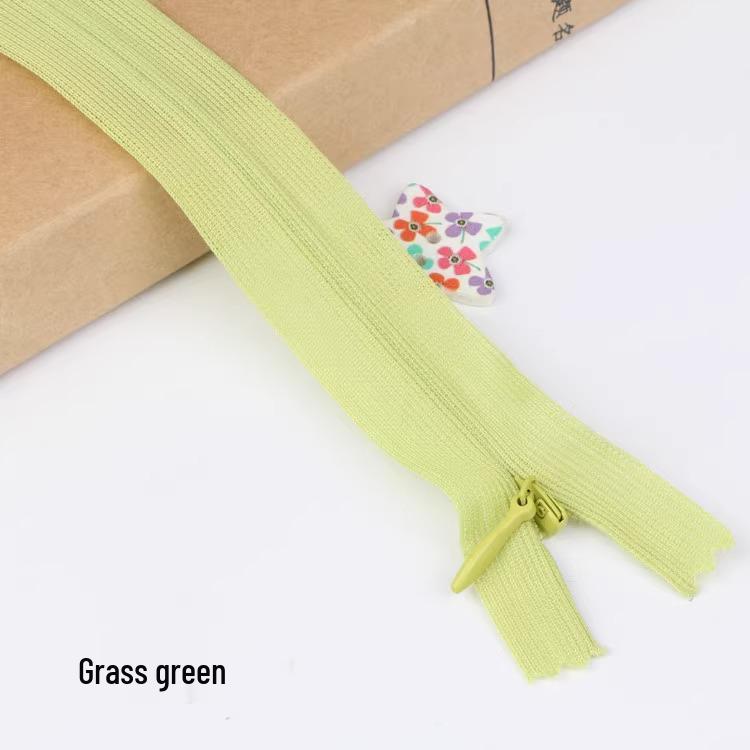 Sanli Unsichtbarer 25cm Kleid- & Kissen-Reißverschluss mit geschlossenem Ende