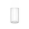 Vase en verre transparent Cylindres en verre Vase adapté à divers arrangements