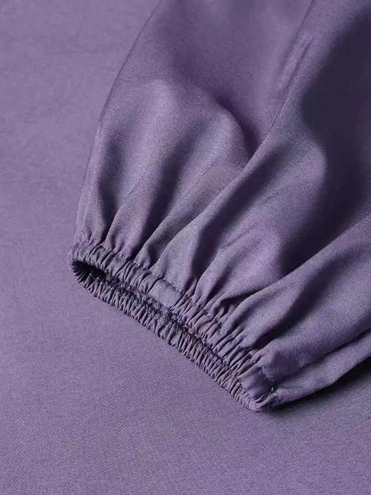 2024 Middle Eastern Muslim Casual Loose Long Robe Dress