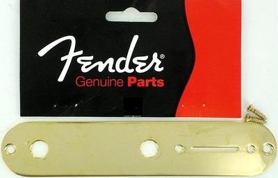 Fender Telecaster Control Plate Gold 0992058200 Genuine Part
