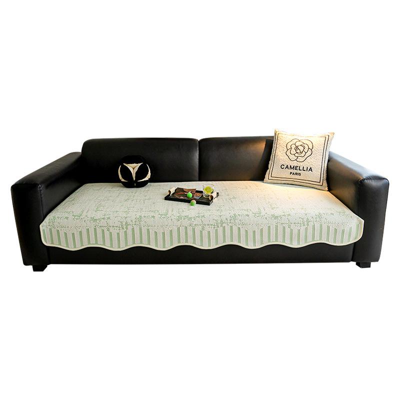 Cold Cool Doudou Sofa Cushion Summer  New Straight Row Special-Shaped Ice Silk Sofa Mat Mat Mat Non-Slip Cover