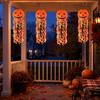 Pumpkin Paper Lanterns, Front Door Hanging Decor for Home Party Festival, Reusable Halloween Party Supplies Props