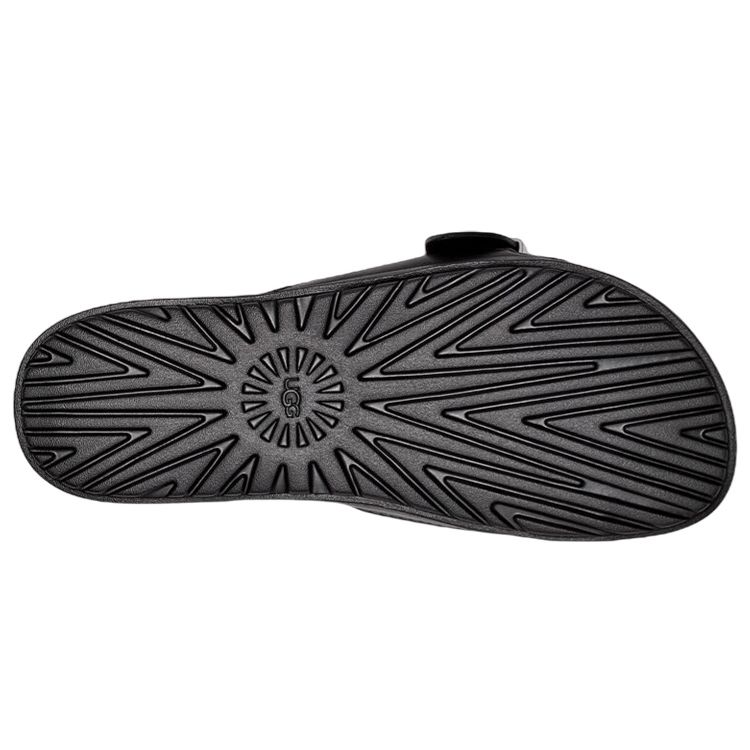 UGG Solivan Leather Minimalist Casual Slippers Women Slippers Black 1128630-BLLE